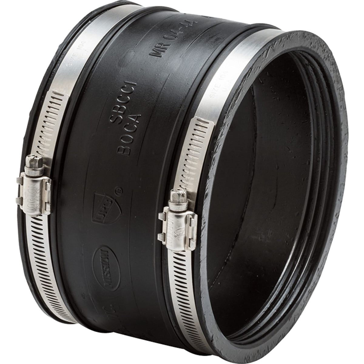 MR06-44 4" Concrete to 4" Cast Iron/Plastic Unshielded Rubber Coupling 1404417