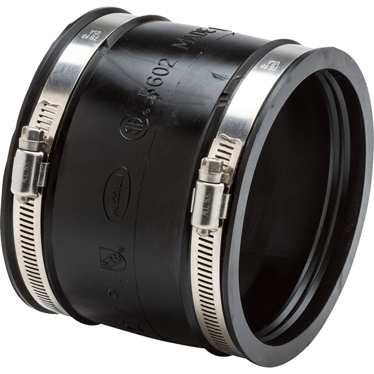 MR51-66 6" Ductile Iron/Cement to 6" Cast Iron/Plastic Unshielded Rubber Coupling 1406511