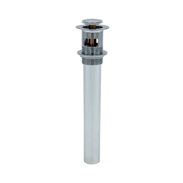 MT741/CPB EZ-CLICK™ Soft Touch Round Lavatory Drain - with Overflow - Polished Chrome