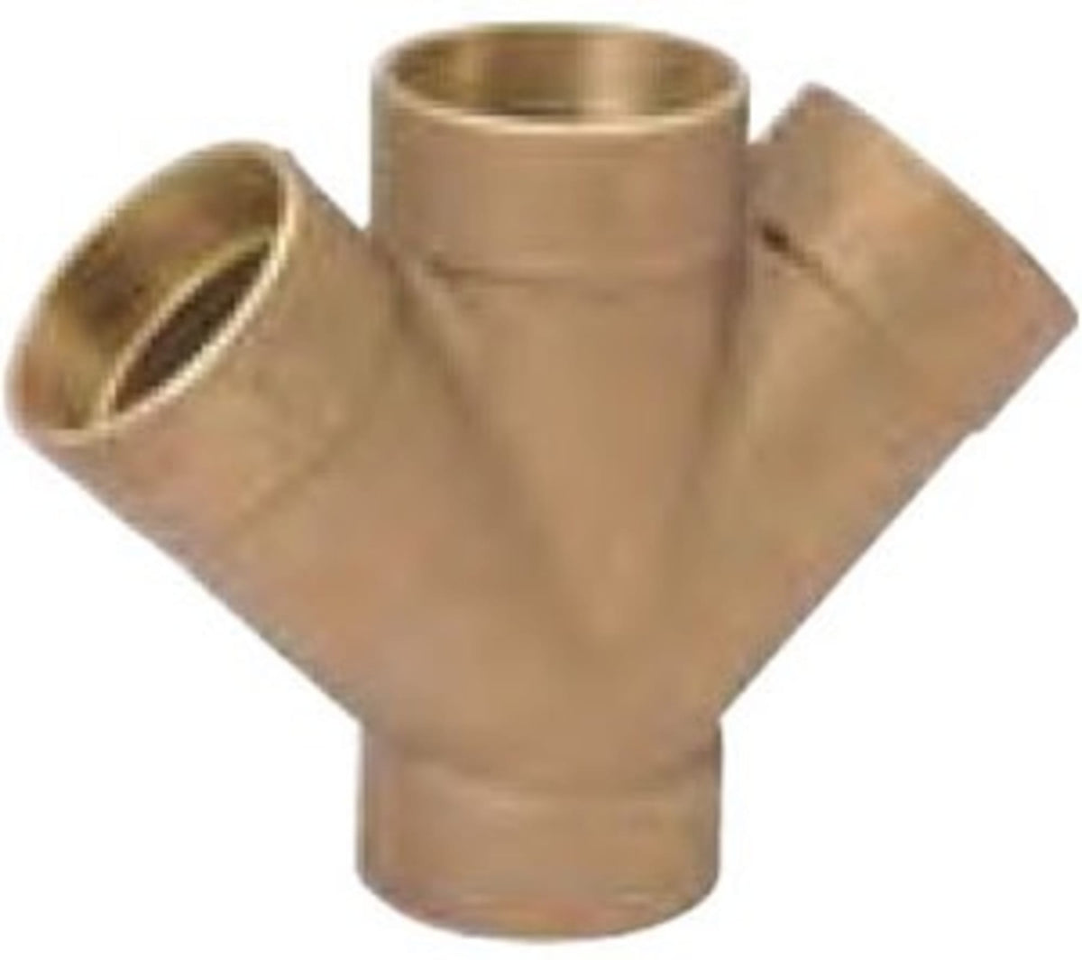 A 07039 1-1/2" Copper Fittings - DWV - Double Wye C x C x C x C