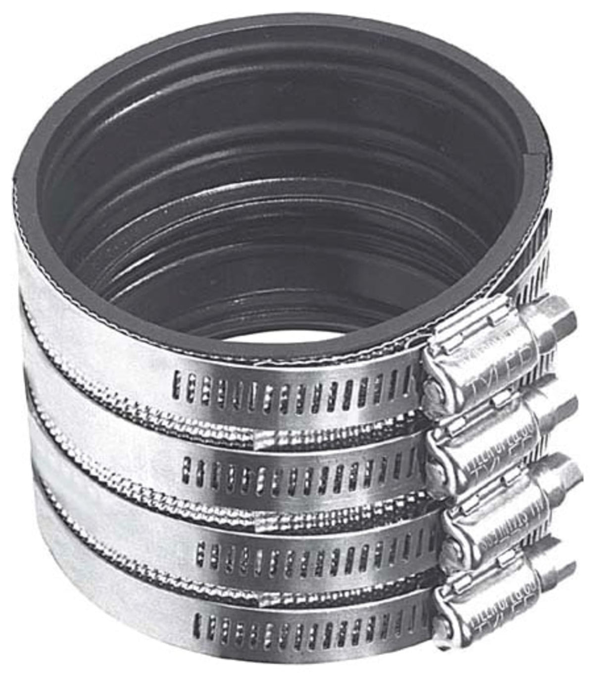 006251 4" x 3", NH x NH, 1500 PSI Tensile Strength, 300 Stainless Steel Band/Screw Housing/Shield, Reducing, Coupling
