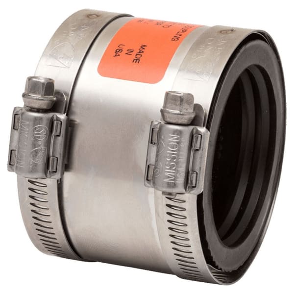 K-200 2" Copper to 2" Copper Shielded Rubber Transition Coupling 0802595