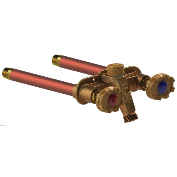 22CP-4-MH Model 22 - Hot & Cold Hydrants Sweat / MIP, 1/2" Connection, Wall Depth - 4", Metal Handle