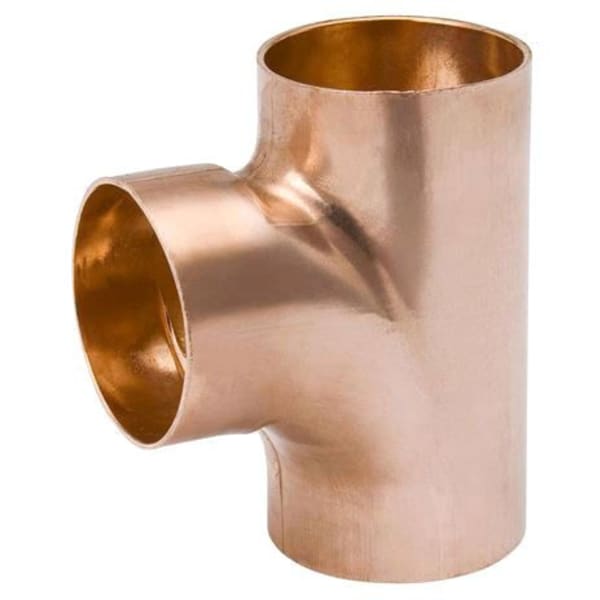 W 07521 2" x 2" x 1-1/2" Copper Fittings - DWV - Sanitary Tee C x C x C