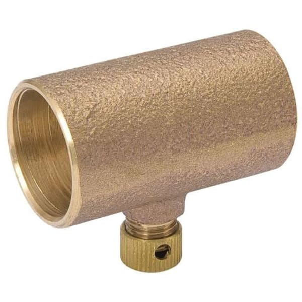 A 11548NL 3/4" Copper Sweat Fittings - Coupling - w/ Drain C x C