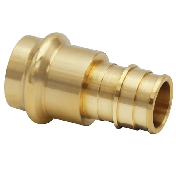 450-865P 1" PEX Press Adapter (Expansion(F1960) x Press) - Brass