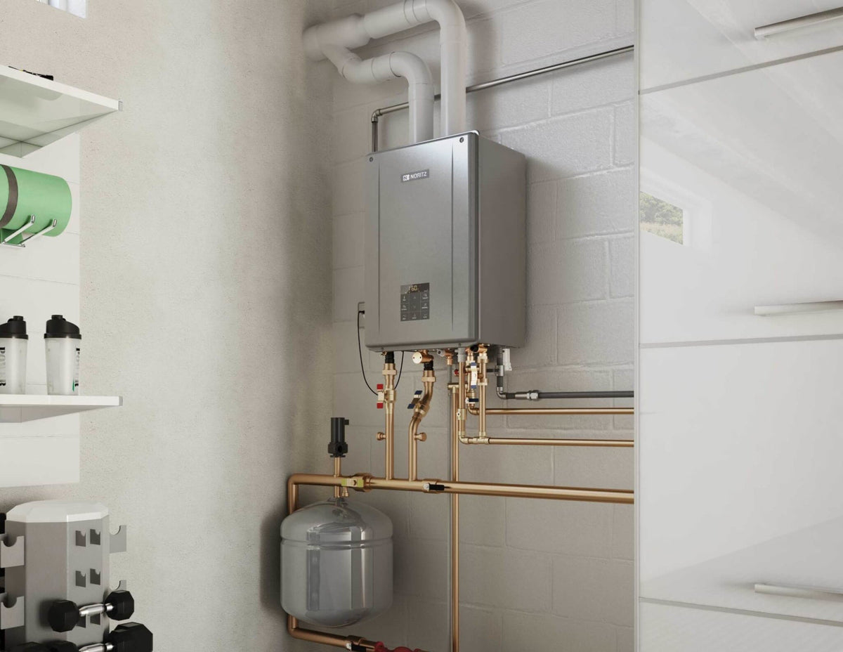 NRCB180DVLP 180,000 Btu/h Propane Combination Boiler for Whole Home Heating & DHW