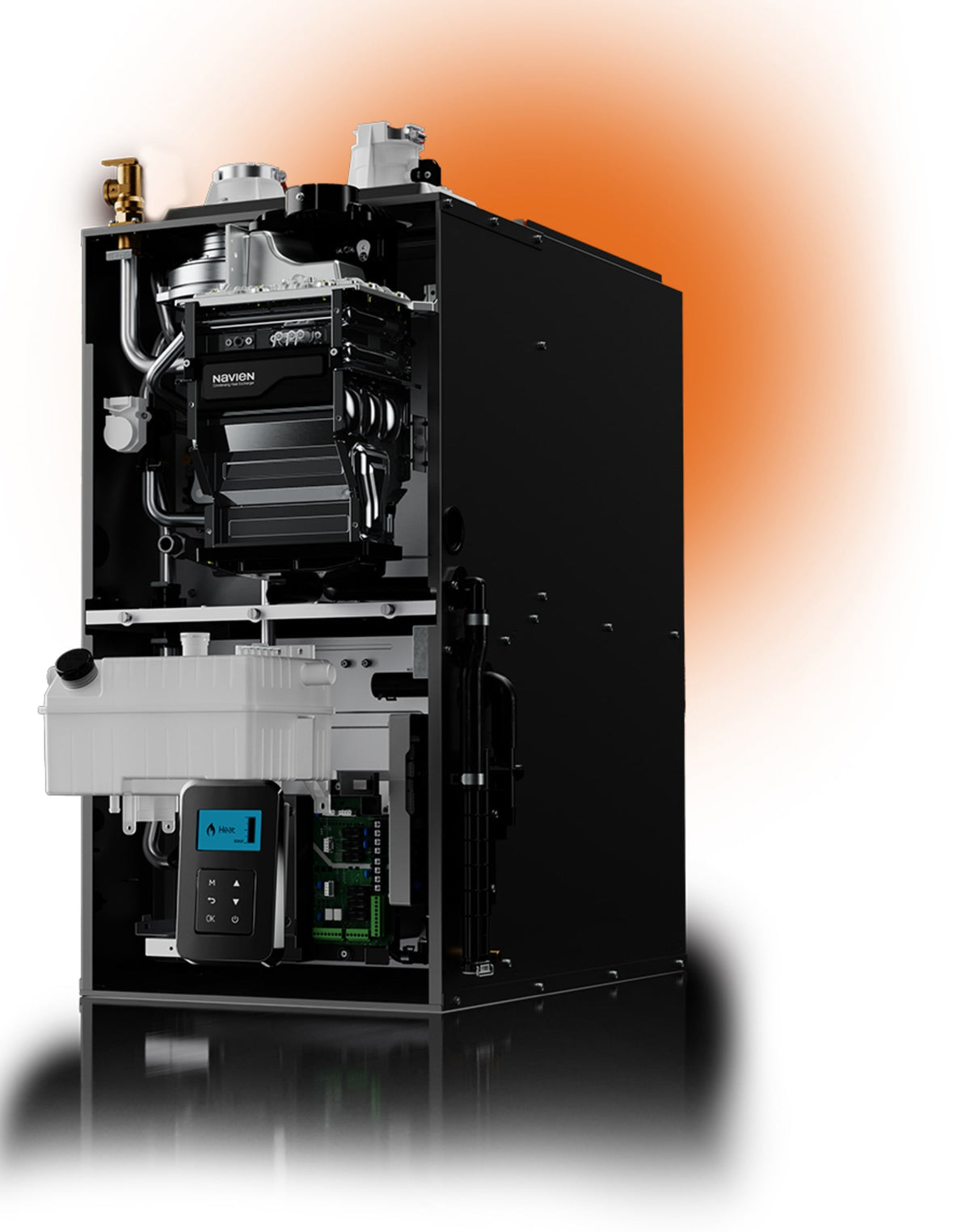 NPF700-100H5CH Condensing Hydro Furnace, Horizontal, 14,000-100,000 BTU, NG/LP Convertible