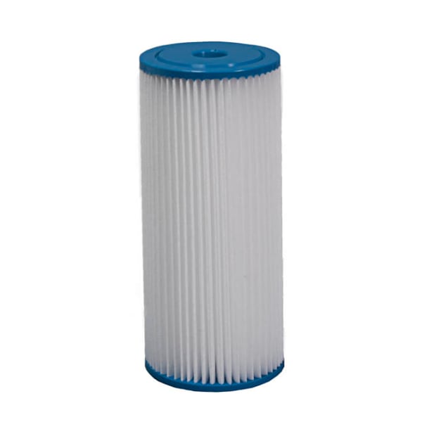 PPJ1010 4-1/2" x 10" - 10 Micron - Washable Pleated Polyester Filter