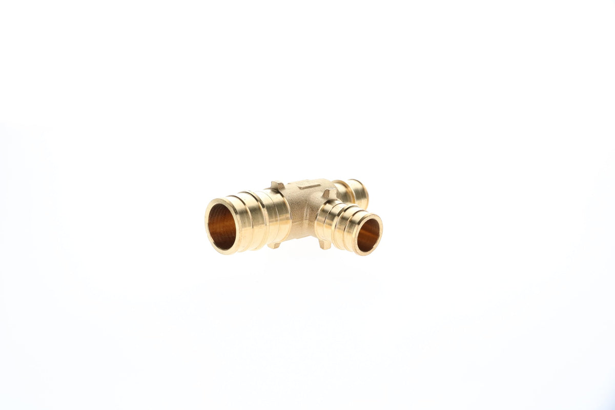 4891077 1" x 3/4" x 3/4" PEX Reducing Tee (Expansion(F1960)) - Brass