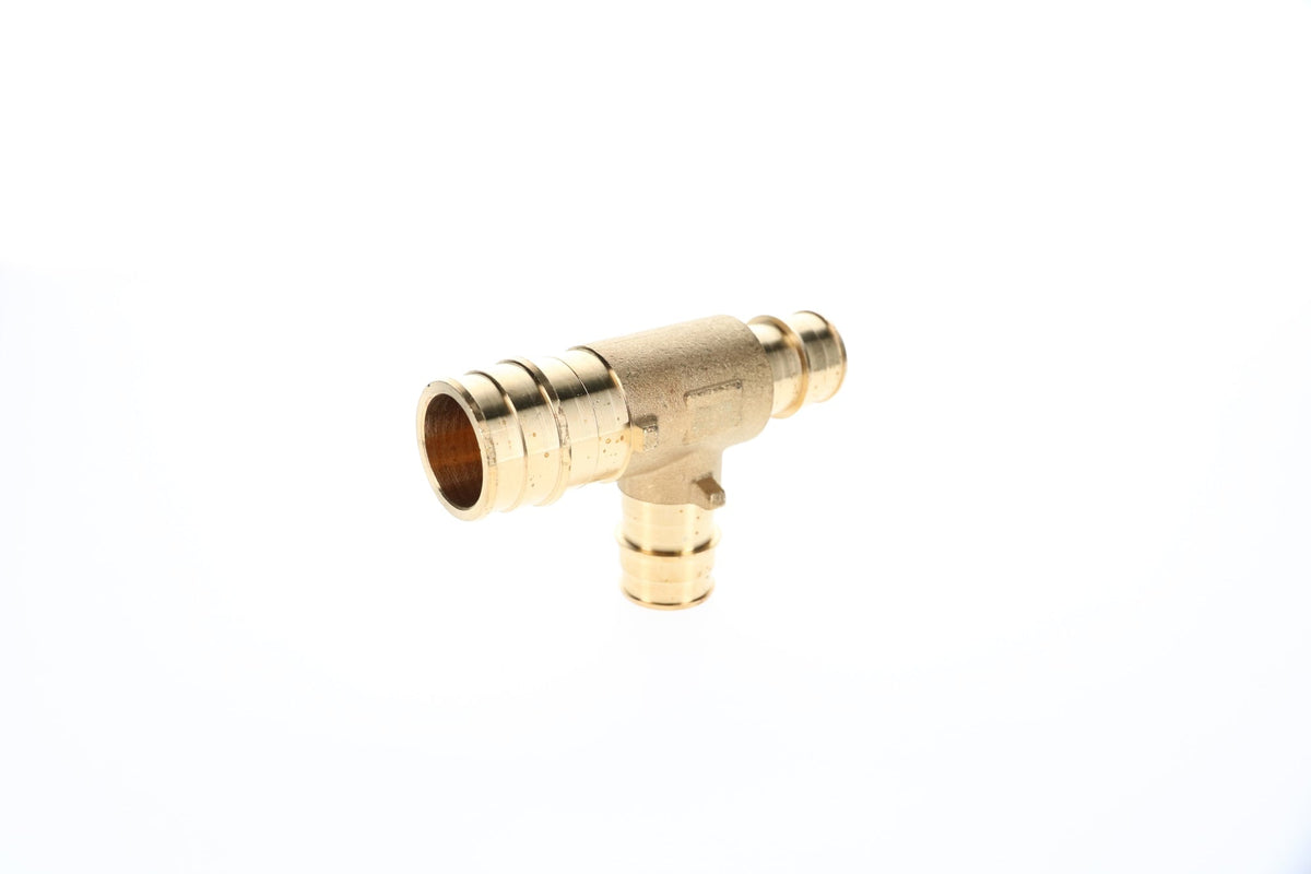 4891077 1" x 3/4" x 3/4" PEX Reducing Tee (Expansion(F1960)) - Brass