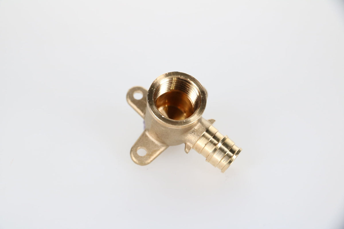 4875051 1/2" PEX Drop Ear Elbow (Expansion(F1960) x FIP) - Brass