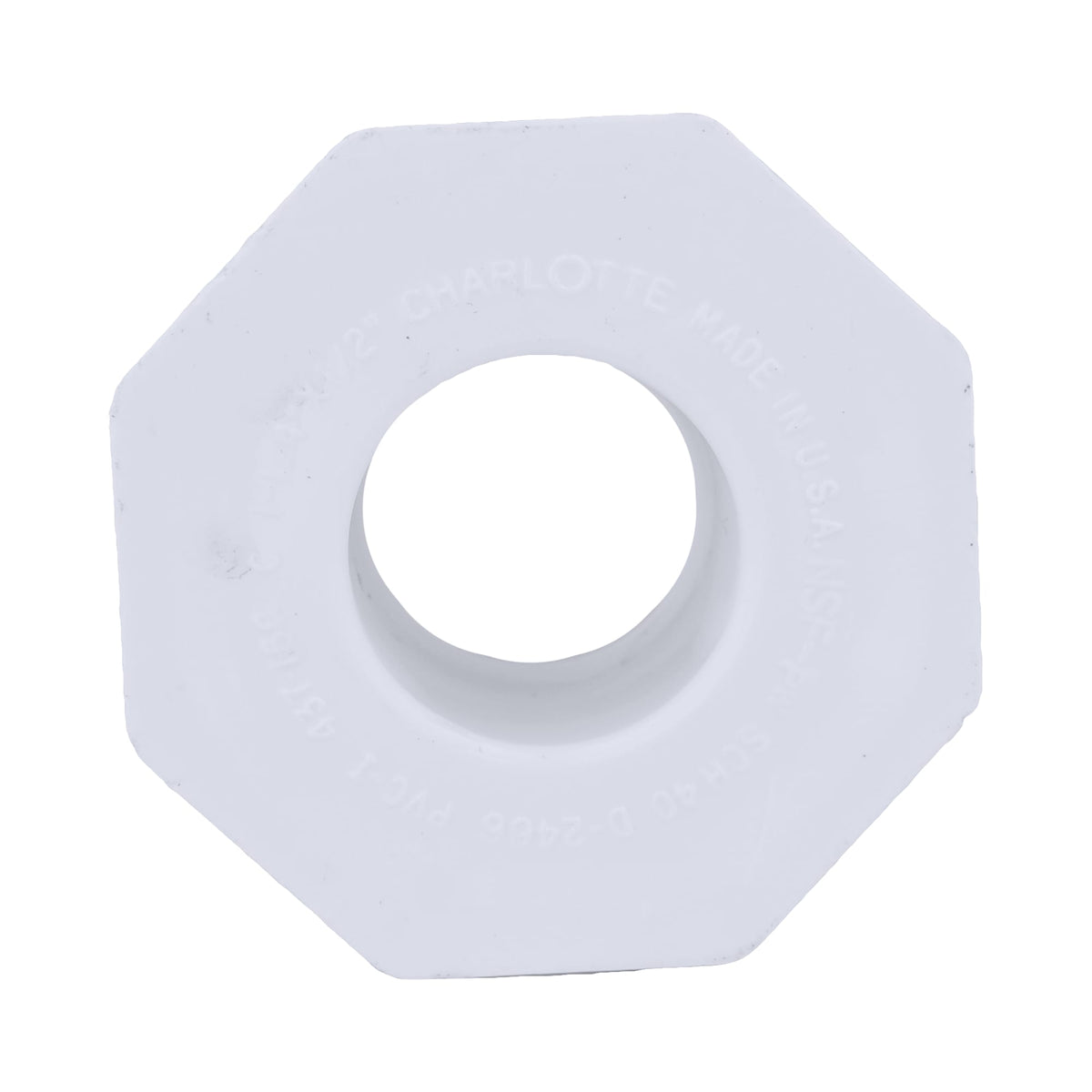 PVC-02107-3200 3" x 1" PVC SCH40 Bushing - Spigot x Socket