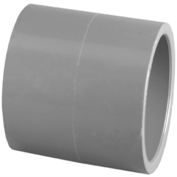 PVC-08100-2400 3" PVC SCH80 Coupling - Socket x Socket