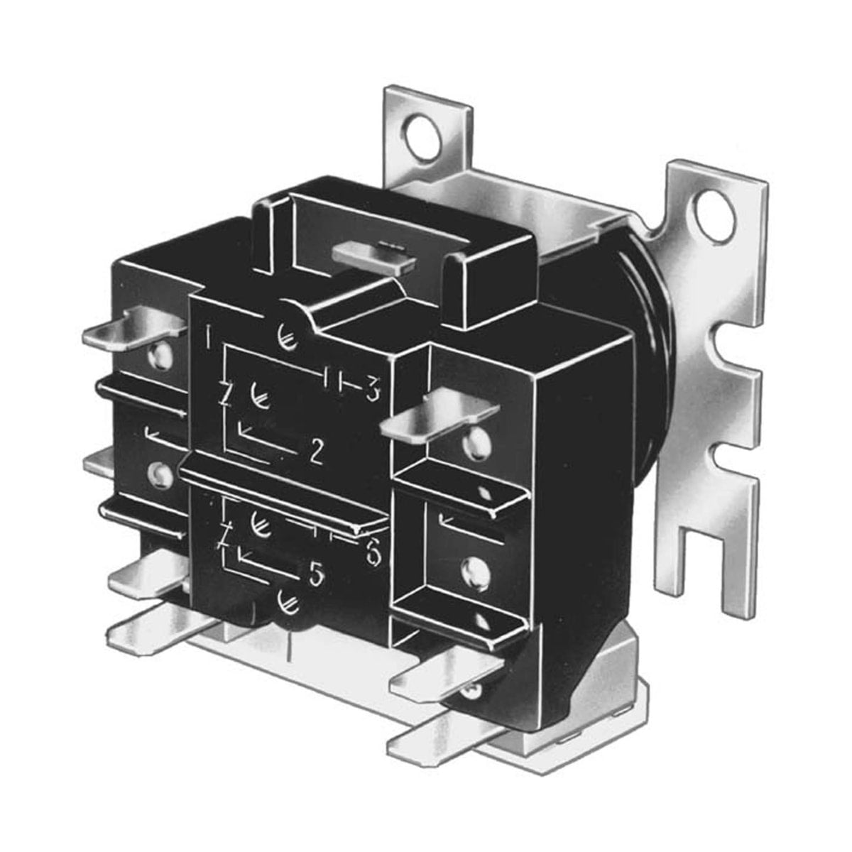 R8229A1005/U DPST Relay, Up to Two Electric Heat Elements Plus Fan Motor, 277 VAC