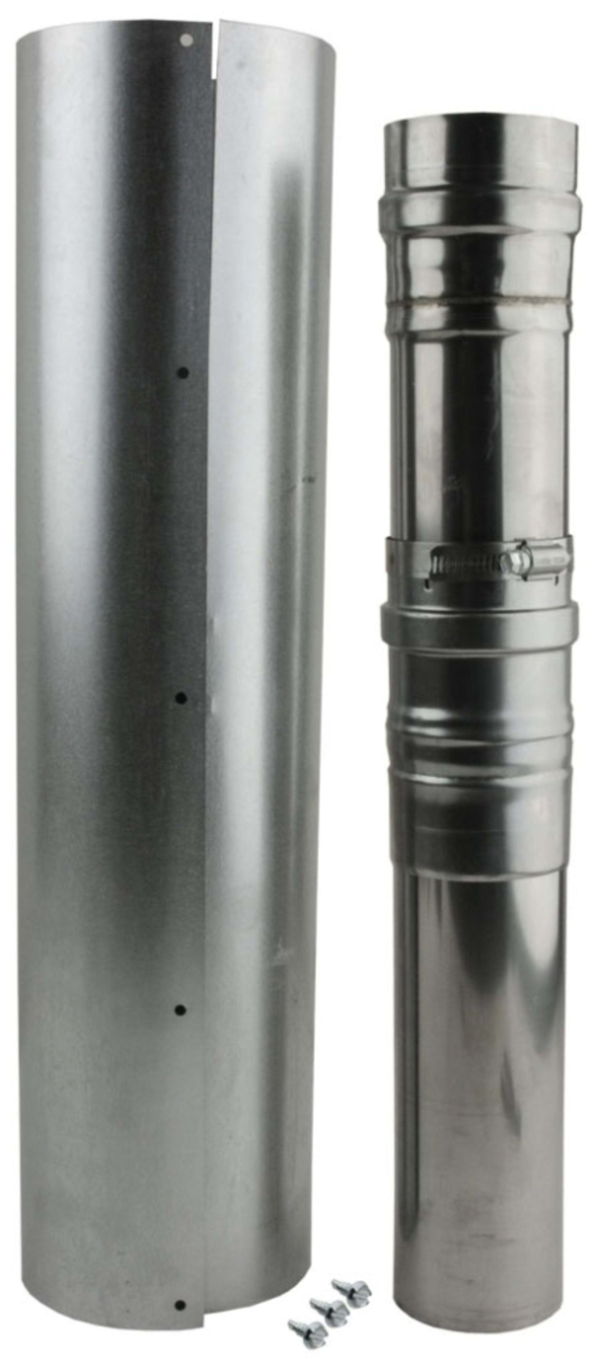 RTG20151E-1 7.5 to 22" L, Stainless Steel, Straight, Adjustable, Concentric, Water Heater Vent