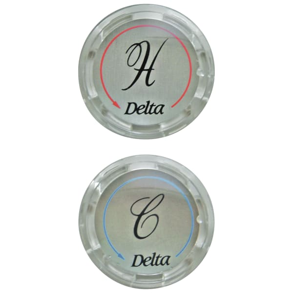 RP19659 Button Set Hot / Cold Clear