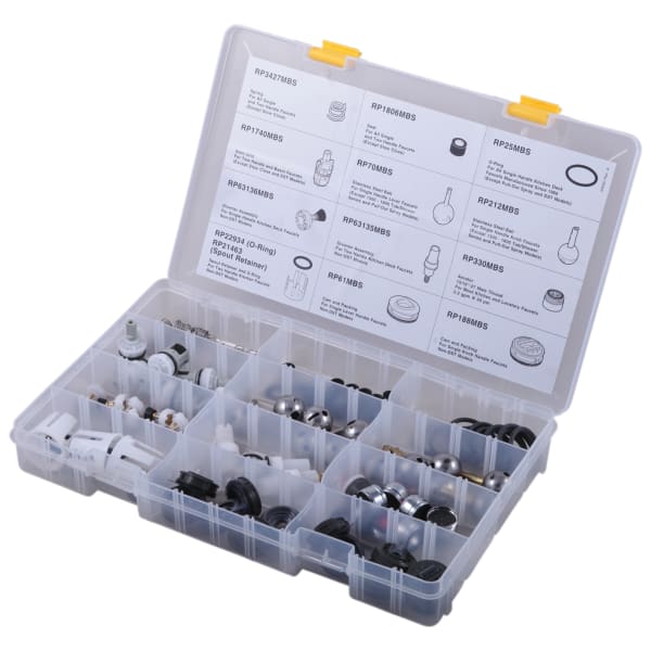 RP63139 Plumber's Box of Assorted Maintenance Parts