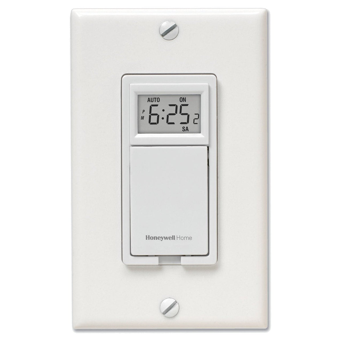 PLS730B1003/U Weekly/Daily Programmable Wall Switch, 2400 W, White