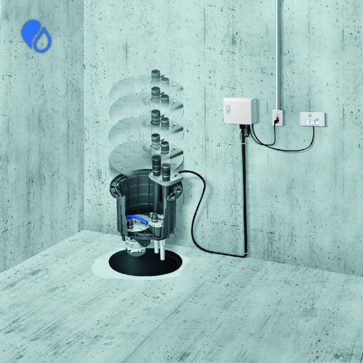 053 Sanipit 24 GR 1 HP Retrofit Grinder Pump