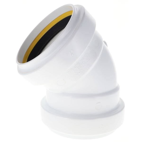 G506 6" 1/8 Bend - 45° - Elbow - Gasketed, Sewer & Drain Fitting