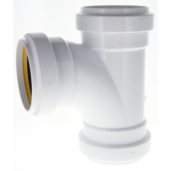 G157 6" Sanitary Tee - Gasketed, Sewer & Drain Fitting