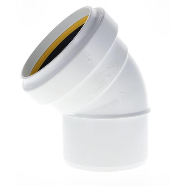 G406 6" 1/8 Bend - 45° - Elbow (Street) - Gasketed, Sewer & Drain Fitting