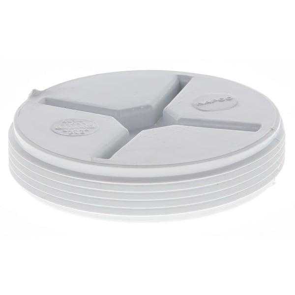 4" Plug - Solvent Weld, Sewer & Drain Fitting S110040