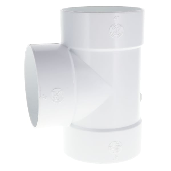 S441060 6" Sanitary Tee - Solvent Weld, Sewer & Drain Fitting