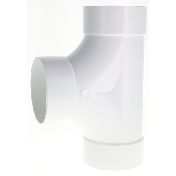 S448060 6" 2-Way Cleanout - Solvent Weld, Sewer & Drain Fitting