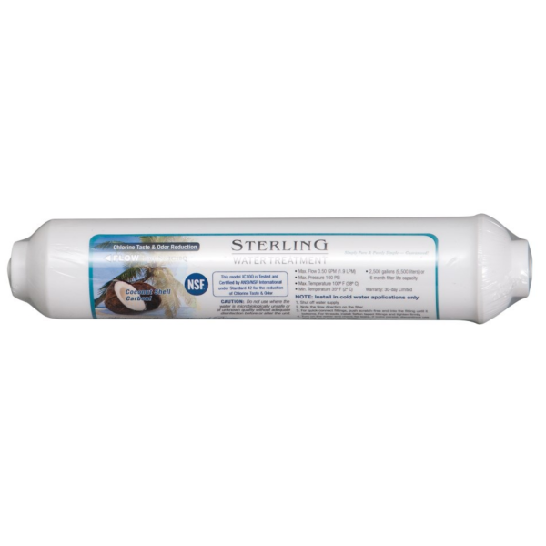 IC10T 1/4" x 10" - 5 Micron - FIP Inline Carbon Filter