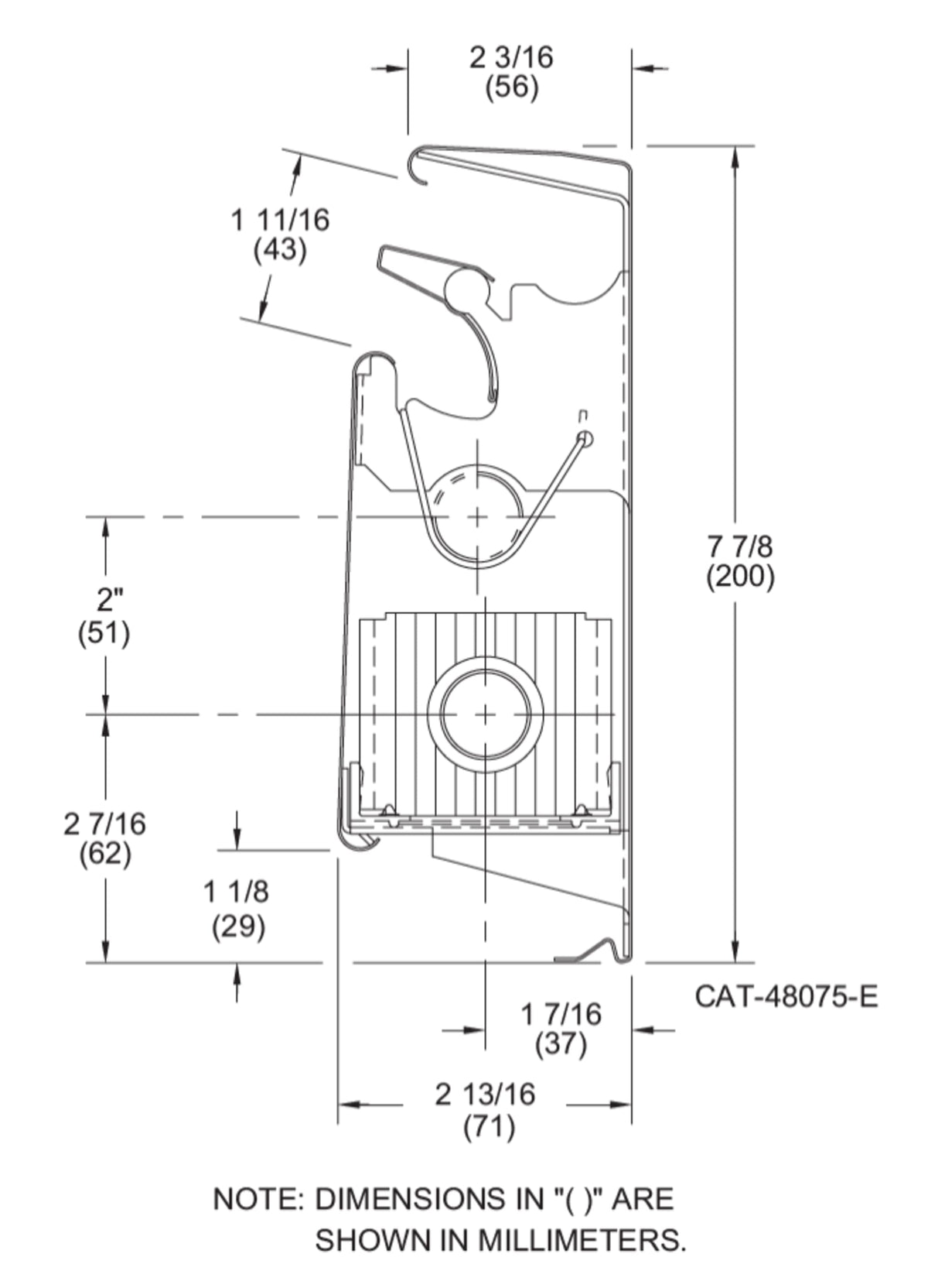 SUS-5 5' Baseboard Heater Complete - 700 Series - 3/4" Element