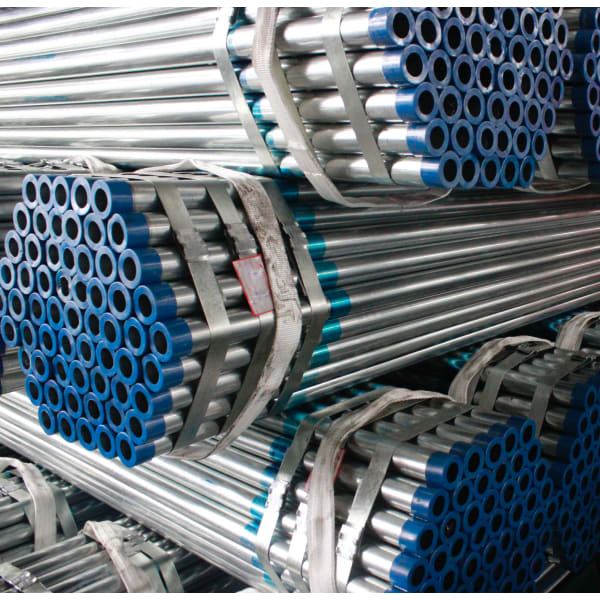 1/2" x 21' Galvanized Steel Pipe SCH40 A53 Threaded & Coupled Import