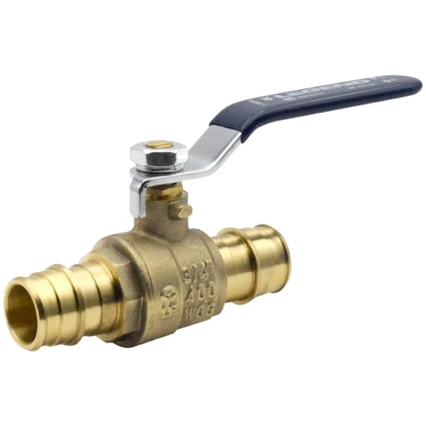 101-546NL 1-1/4" - F1960, No Lead DZR Forged Brass Cold Expansion PEX Ball Valve