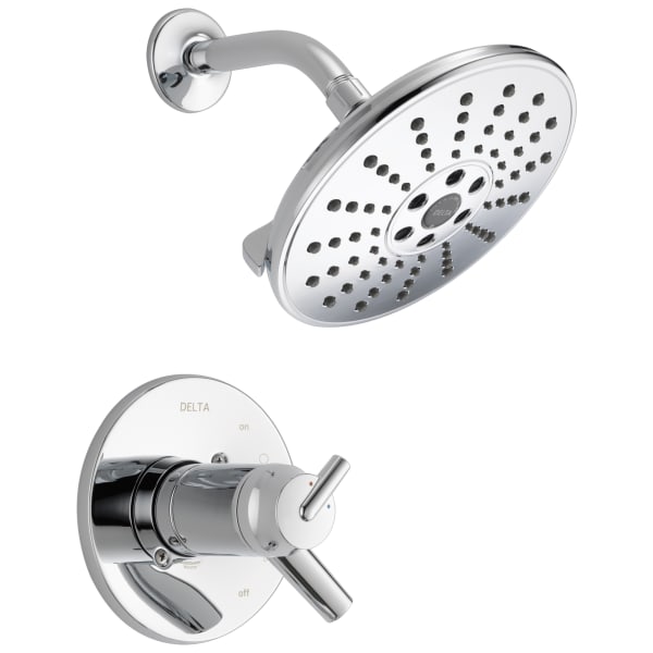 T17T259-H2O Trinsic® TempAssure® 17T Series H2OKinetic® Shower Trim Chrome
