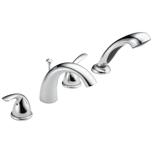 T4705 Classic Roman Tub with Handshower Trim Chrome