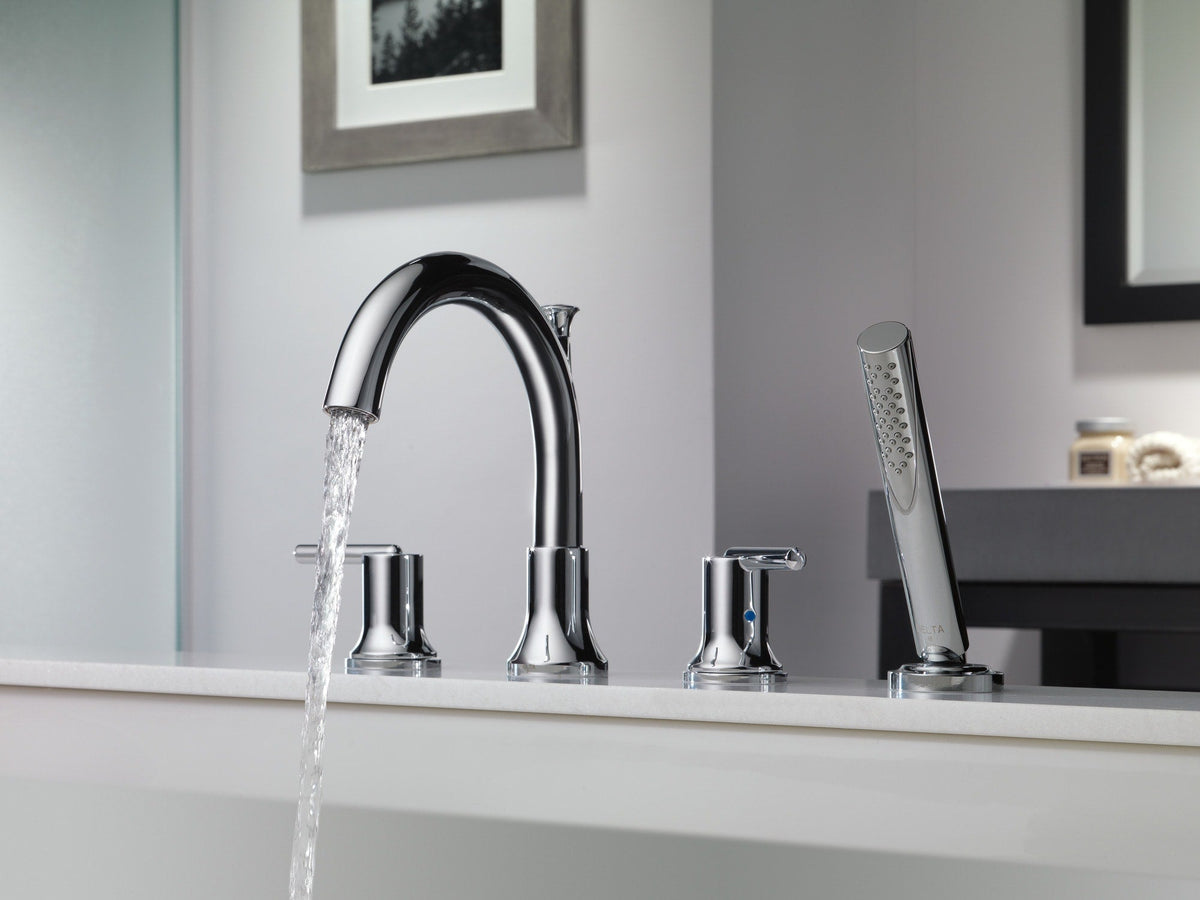 T4759 Trinsic® Roman Tub with Handshower Trim Chrome
