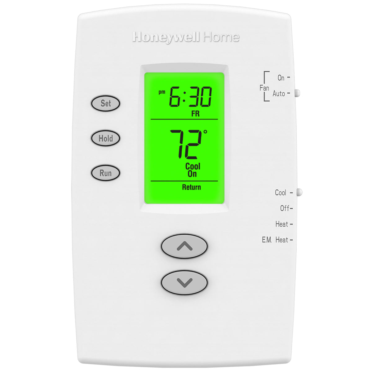 TH2110DV1008/U Pro 2000 Vertical Programmable Digital Thermostat, 1 Heat/1 Cool
