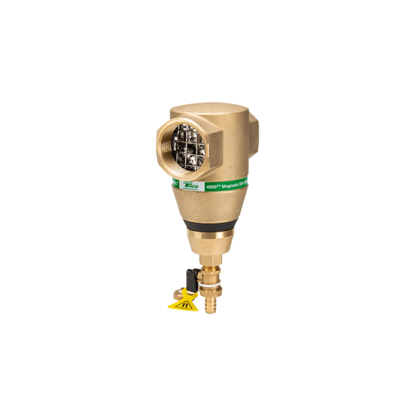 49MD-100C-2 MAGNETIC DIRT SEPARATOR (4900 Series) - 1" Sweat, Bronze Body