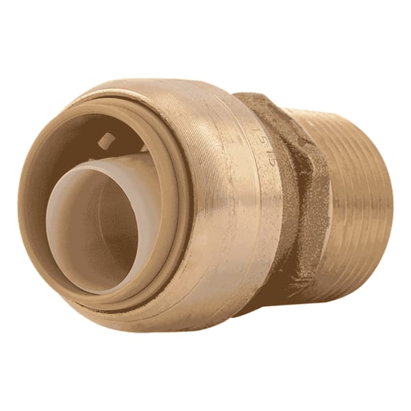 U134LF 3/4 In. x 3/4 In. MNPT Straight Connector Lead Free