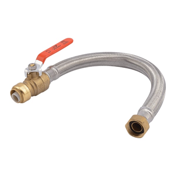 U3088FLEX18BVLF 3/4 -In x 3/4 -In FIP x 18 -In Water Heater Connector