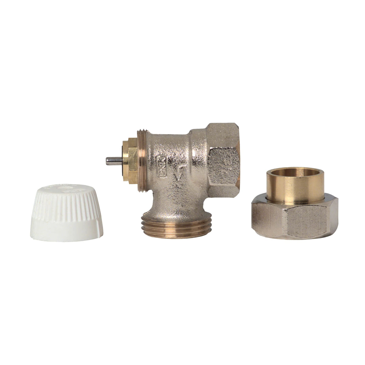 V2040ESL20 Angle Pattern 3/4 in Vertical Thermostatic Radiator Valve