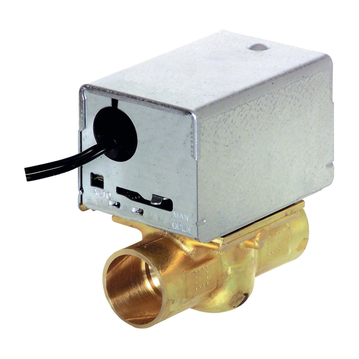 V8043A1037/U Zone Valve, 1 in Sweat, 3.5 Cv, 24 VAC, 18 in Lead Wires