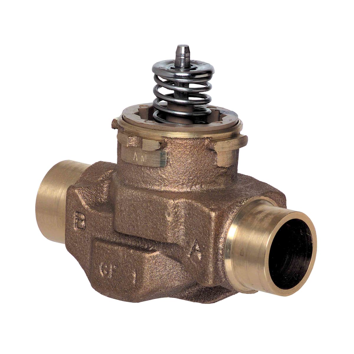 VCZAM1100/E VC 2-Way Valve Assembly, 3/4 in Sweat, 4.6 Cv, Linear