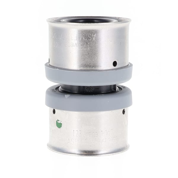 49408 1-1/2" PEX Coupling (Press) - PureFlow® Press (Composite)
