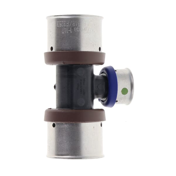 49774 1-1/4" x 1-1/4" x 3/4" PEX Reducing Tee (Press) - PureFlow® Press (Composite)