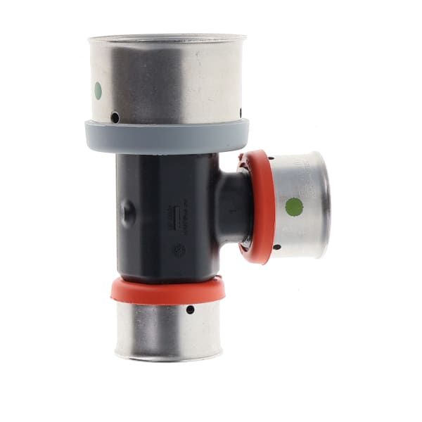 49855 1-1/2" x 1" x 1" PEX Reducing Tee (Press) - PureFlow® Press (Composite)