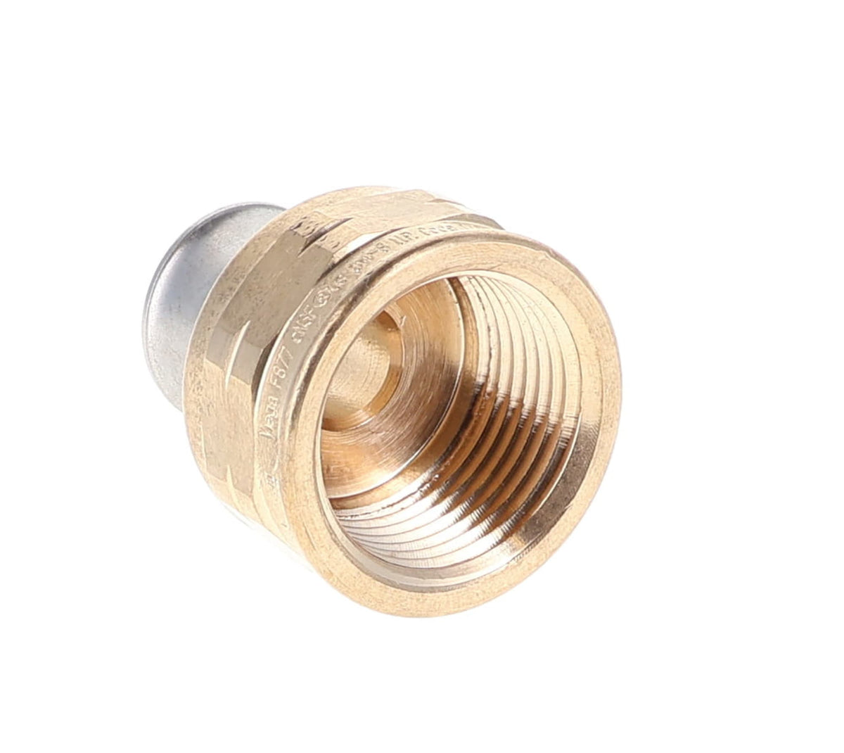 91525 1/2" x 3/4" PEX Female Adapter (Press x FIP) - PureFlow® Press (Brass)