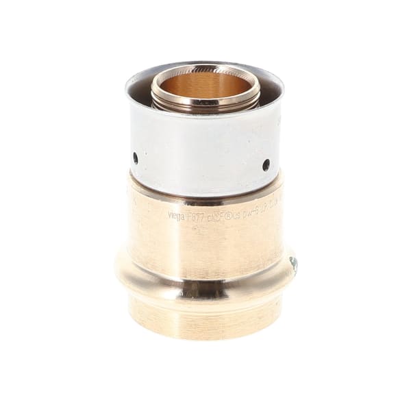 99660 1" PEX PureFlow Press Press Adapter (Press x ProPress) - PureFlow® Press (Brass)