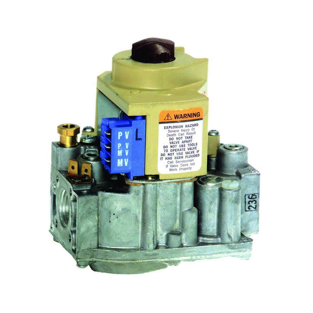 VR8204C1019/U Intermittent Pilot Gas Valve, 1/2 in x 1/2 in, Step Opening